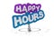 Happy hours sign