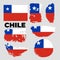 Happy independence day of Chile with creative vector illustration