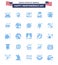Happy Independence Day USA Pack of 25 Creative Blues of buntings; party; buntings; independence; festival