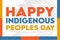 happy indigenous peoples day