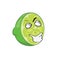 Happy  internet meme illustration of Lime