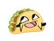 Happy  internet meme illustration of Taco