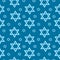 Happy Israel Independence Day seamless pattern with flags and bunting. Jewish Holidays endless background, texture