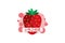 Happy Japanese Strawberry day Ichigo no hi vector illustration.