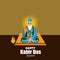 Happy Kabir Das Jayanti Greeting Card Design