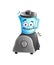 Happy kitchen blender cartoon character