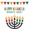 Happy Kwanzaa. African celebration. Vector illustration