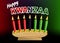 Happy Kwanzaa Candles Design