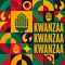 Happy Kwanzaa. Holiday concept. Template for background, banner, card, poster with text inscription. Vector EPS10