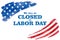 Happy Labor Day. Beautiful greeting card. Closeup