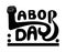 Happy Labor Day card. Vector llustration