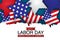 Happy Labor Day design concept. USA national holiday background wallpaper. Cover for advertisement, shopping promotion.