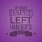 Happy Left-handers Day Background