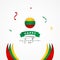 Happy Lithuania Restoration Day Vector Design Template Background