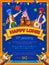 Happy Lohri holiday background for Punjabi festival