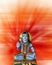 Happy Maha Shivaratri greeting card Hindu festival Maha Shivratri, Shiva Haridwar statue