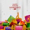 Happy Makar Sankranti background with colorful kite