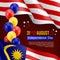 Happy Malaysian Independence day festive