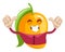 Happy mango, illustration, vector