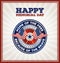 Happy Memorial Day Badge Greeting Card