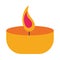 Happy merry christmas candle paraffin icon