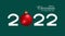 Happy merry christmas and new year banner 2022