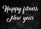Happy Merry Fitness Christmas and Happy New Year holiday wallpaper for great Christmas