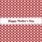 Happy mother days floral pattern