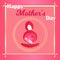 Happy Mother\\\'s Day Abstarct Greeting Card Baby in Lap, Womb vector illustraion