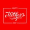 Happy Mother s Day calligraphy hand lettering on red background. Mothers day greeting card, Easy to edit vector template for