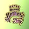 Happy mother`s day - card