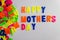 Happy Mother\\\'s Day Colorful Letter Magnets
