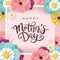 Happy Mother`s Day greeting design