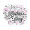 Happy Mother\\\'s Day Lettering. Mother Day Typography