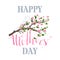 Happy Mother\'s Day Spring Card.