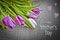 Happy mother`s day - text on celebratory background with flowers. Beautiful present concept