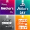 Happy mother\'s day text on a special background