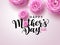 Happy mother`s day vector concept design. Mother`s day greeting typography