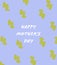 Happy mother's day wishes greeting card on abstract background with colourful text, graphic design illustration wallpaper