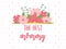 Happy mothers day, the best mommy flowers dotted background