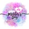 Happy Mothers Day. Congratulations, feminine design for menu, flyer, card, invitation. The inscription on the Watercolor