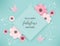 Happy Mothers Day Holiday Banner. Mother Day Greeting Card Hello Spring Paper Cut Design with Flowers and Butterfly Postcard