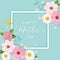 Happy Mothers Day Holiday Banner. Mother Day Greeting Card Hello Spring Paper Cut Design with Flowers and Butterfly Typography