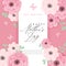 Happy Mothers Day Holiday Banner. Mother Day Greeting Card Hello Spring Paper Cut Design with Flowers and Floral Elements Poster