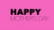 Happy Mothers Day on pink fashion background