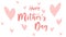 Happy Mothers Day. Postcard for mother gift or women holiday