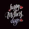 Happy Mothers Lettering