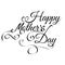 Happy Mothers\'s Day vintage lettering background