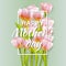 Happy Mothers Typographical Background