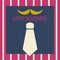 Happy Movember vector illustration